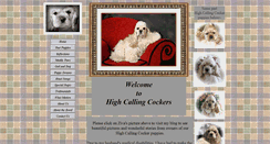 Desktop Screenshot of highcallingcockers.com